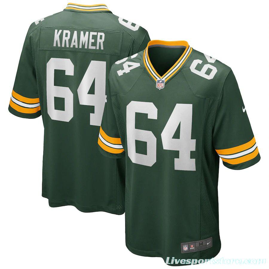 Youth Jerry Kramer Green Retired Player Limited Team Jersey