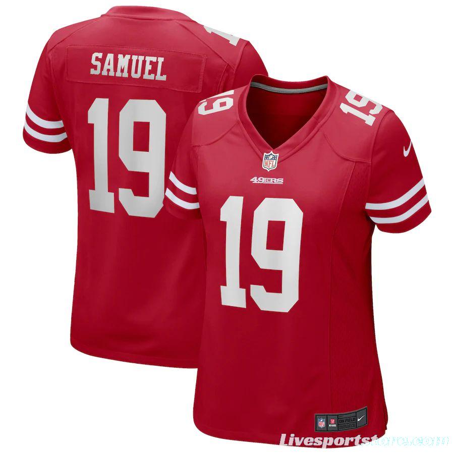 Women's Deebo Samuel Red Player Limited Team Jersey