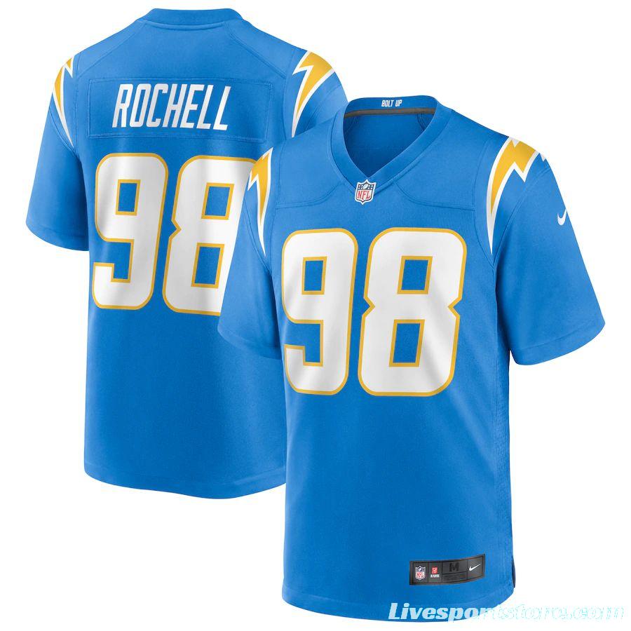 Men's Isaac Rochell Powder Blue Player Limited Team Jersey