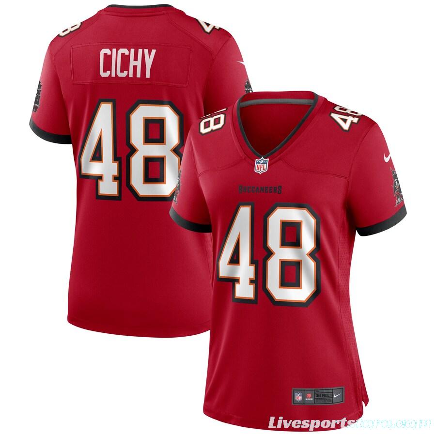 Women's Jack Cichy Red Player Limited Team Jersey