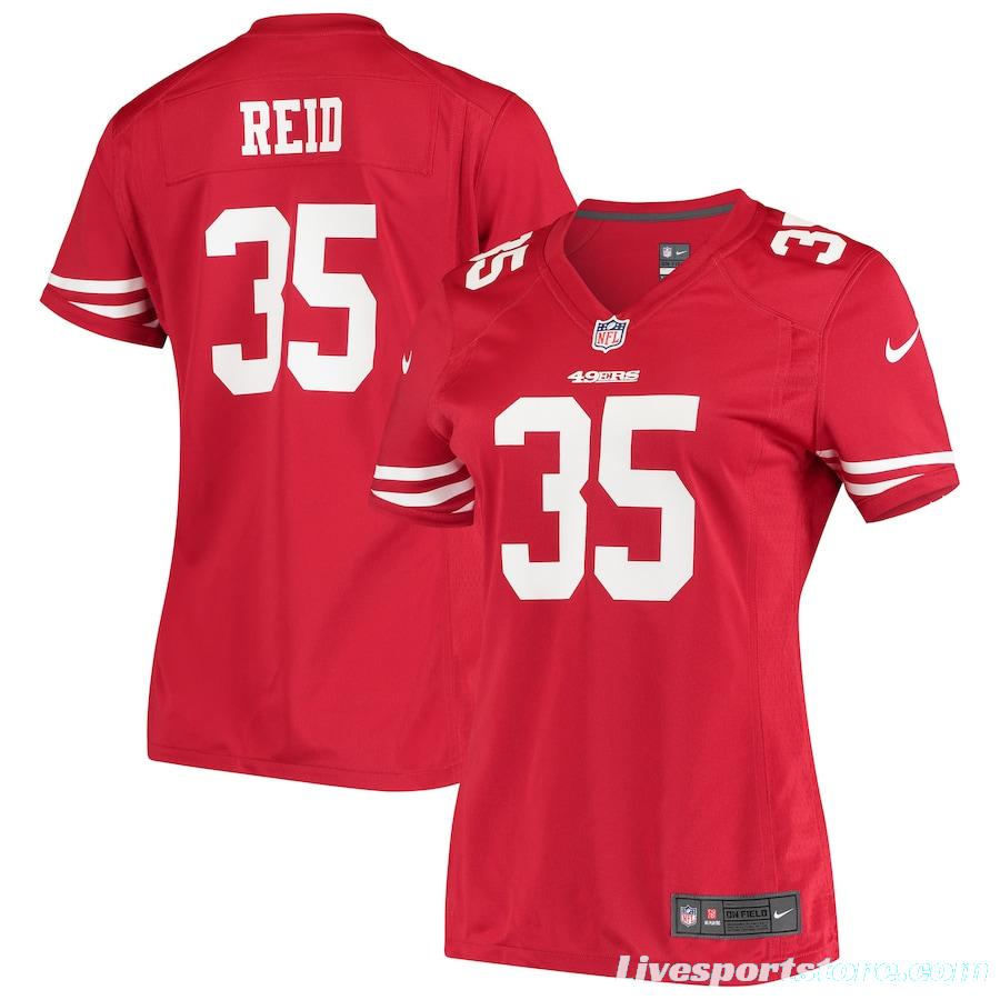 Women's Eric Reid Scarlet Player Limited Team Jersey