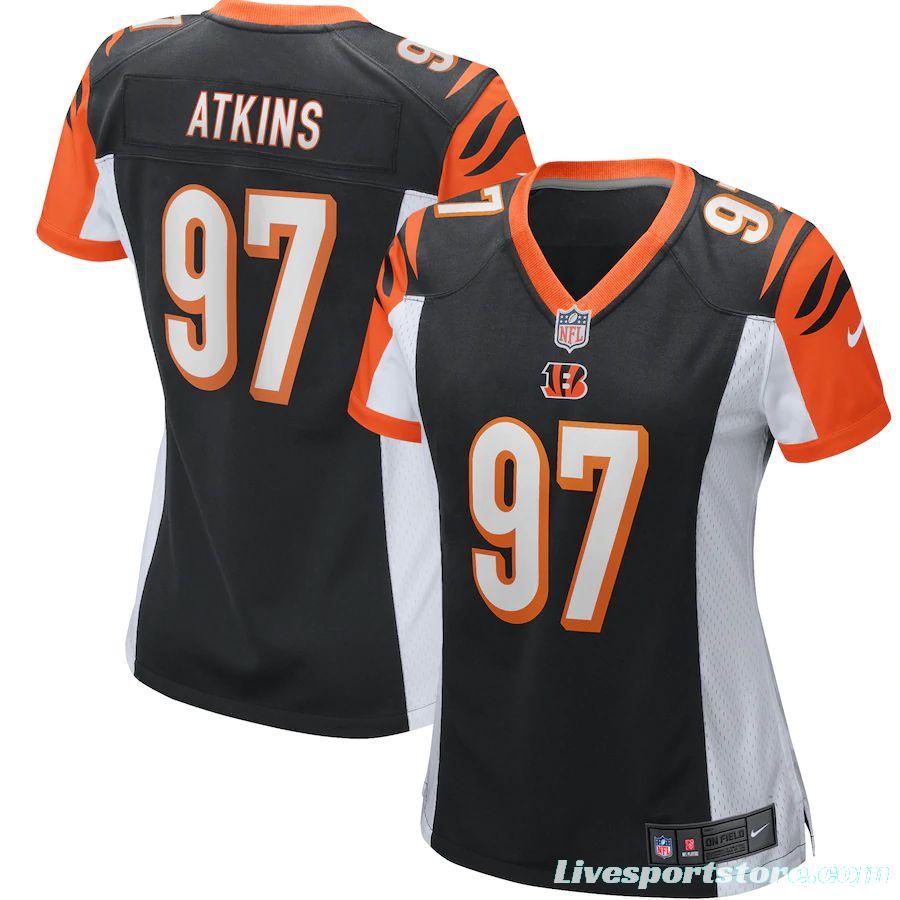 Women's Geno Atkins Black Player Limited Team Jersey