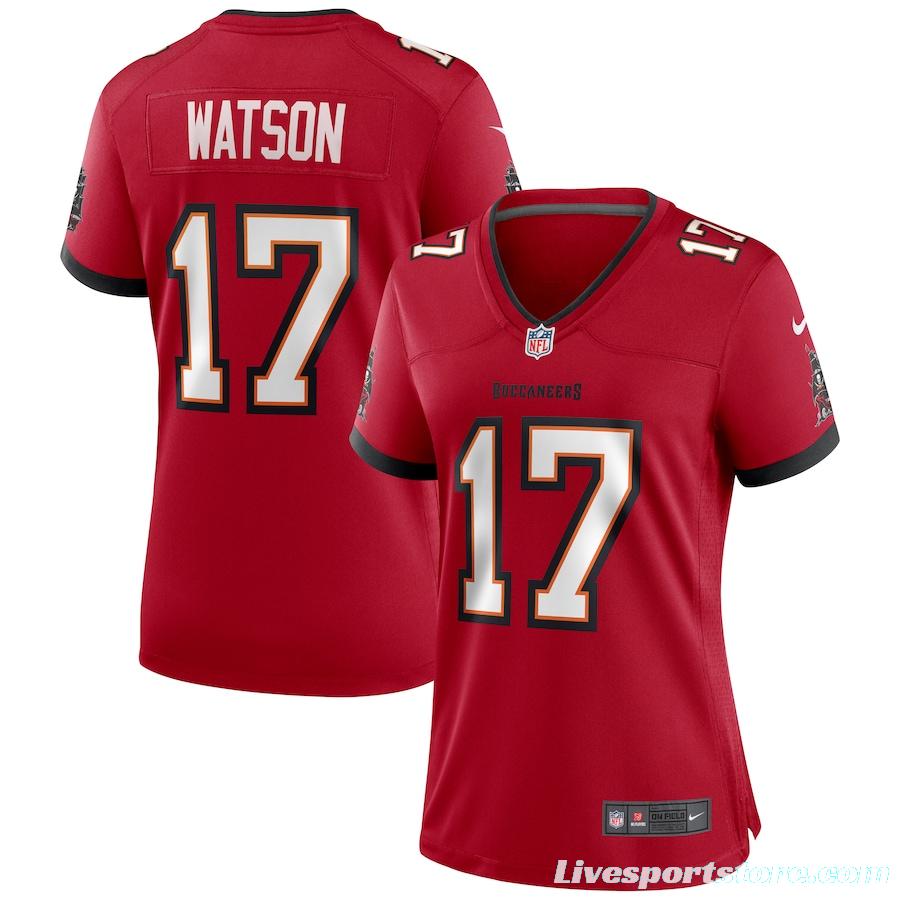 Women's Justin Watson Red Player Limited Team Jersey