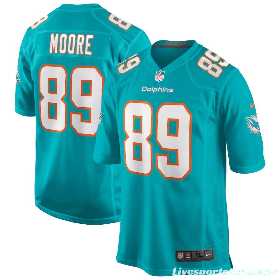 Men's Nat Moore Aqua Retired Player Limited Team Jersey