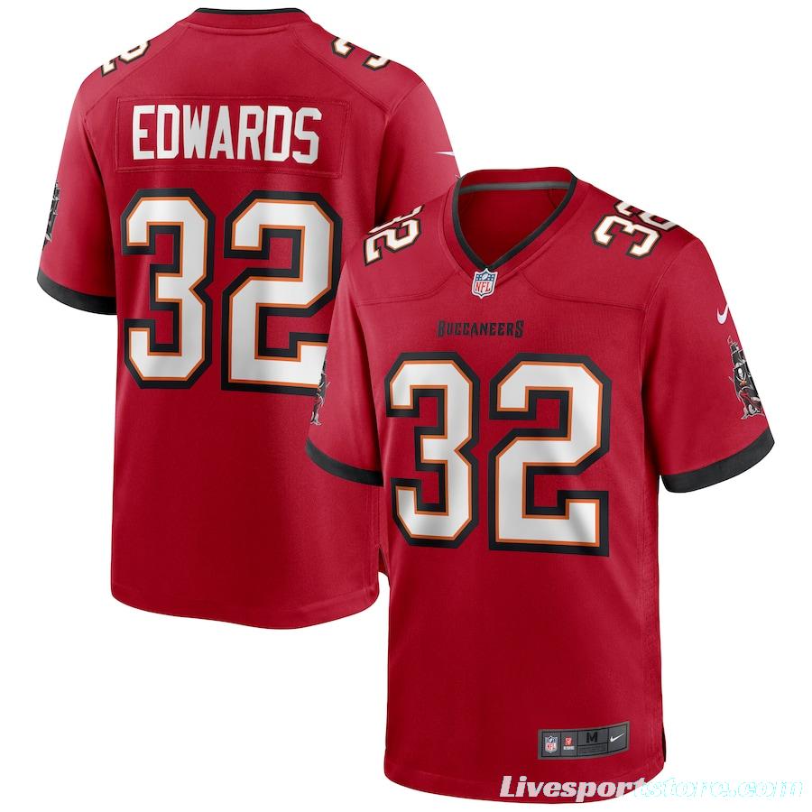 Men's Mike Edwards Red Player Limited Team Jersey