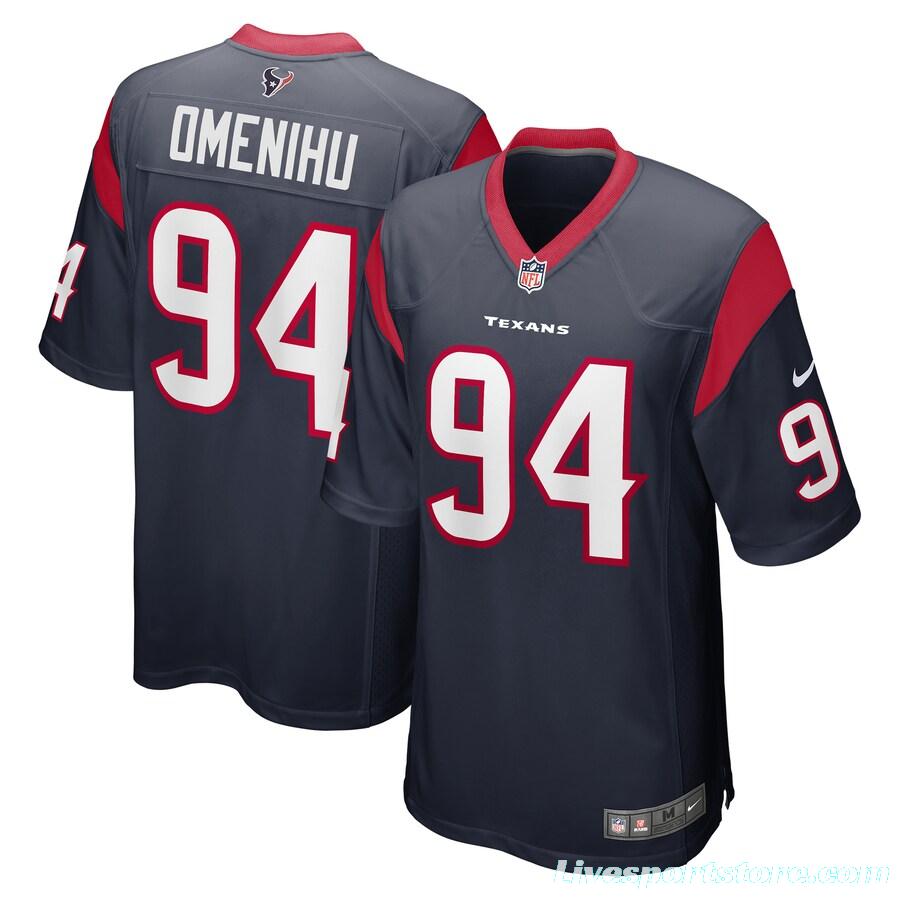 Men's Charles Omenihu Navy Player Limited Team Jersey