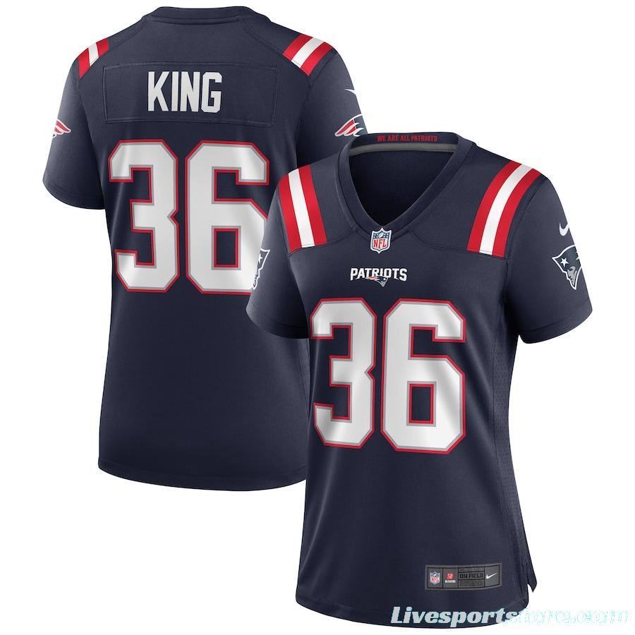 Women's Brandon King Navy Player Limited Team Jersey