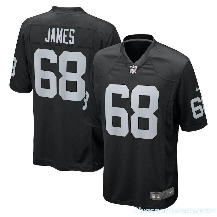 Men's Andre James Black Player Limited Team Jersey