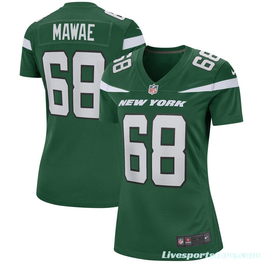 Women's Kevin Mawae Gotham Green Retired Player Limited Team Jersey