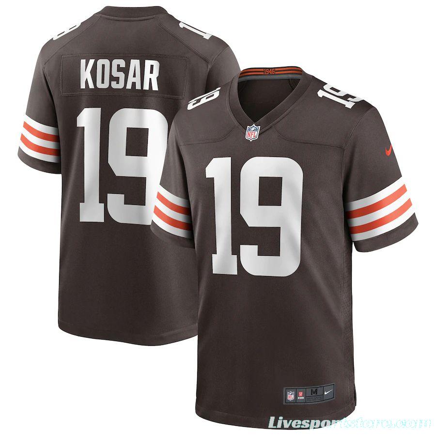 Men's Bernie Kosar Brown Retired Player Limited Team Jersey