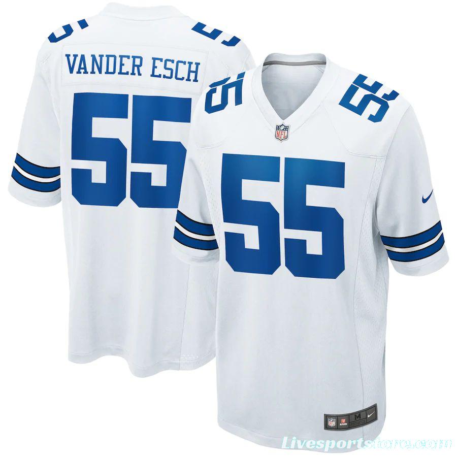 Men's Leighton Vander Esch White Player Limited Team Jersey