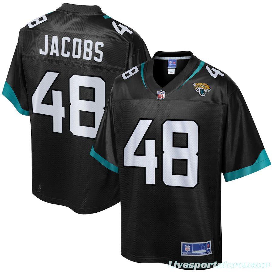 Youth Leon Jacobs Pro Line Black Player Limited Team Jersey