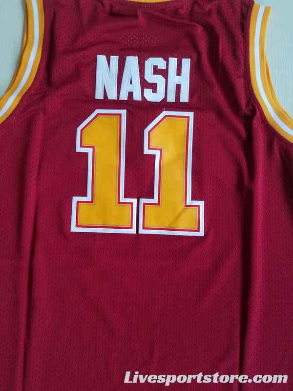 Steve Nash 11 Santa Clara Maroon College Basketball Jersey