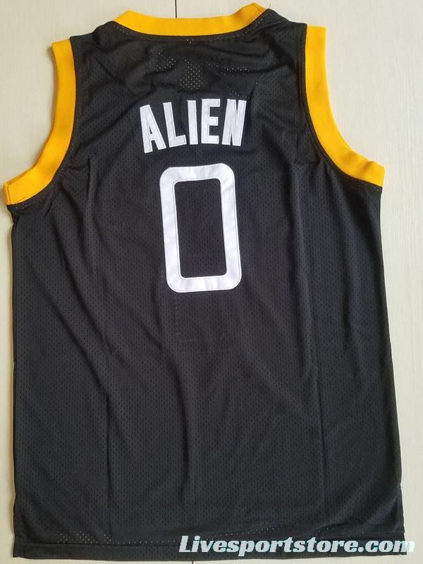 Mon-Stars 0 Alien Black Bastetball Jersey