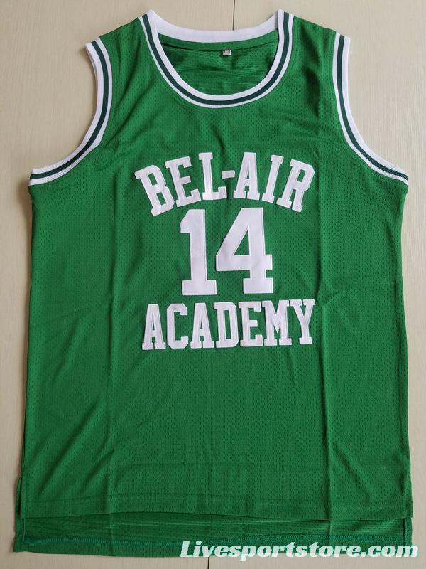 The Fresh Prince of Bel-Air Will Smith Bel-Air Academy Green Basketball Jersey