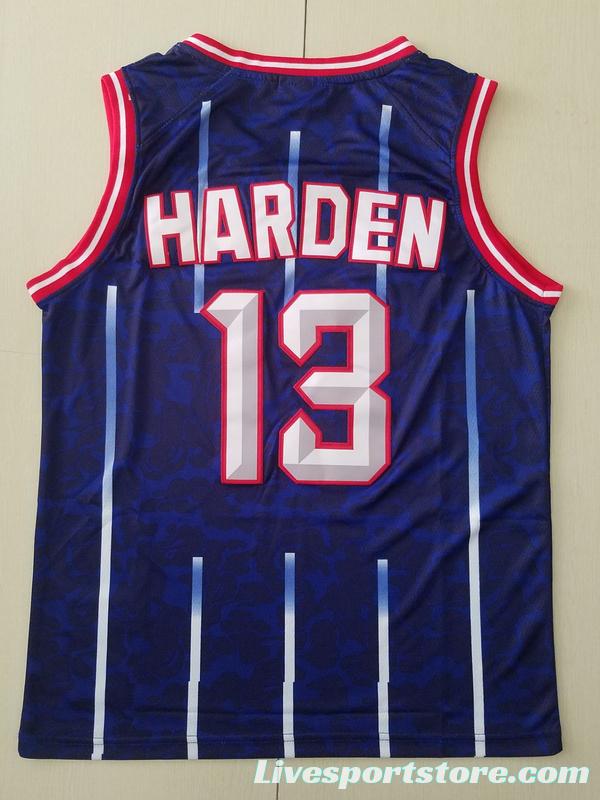 Men's James Harden Fashion Edition Basketball Jersey