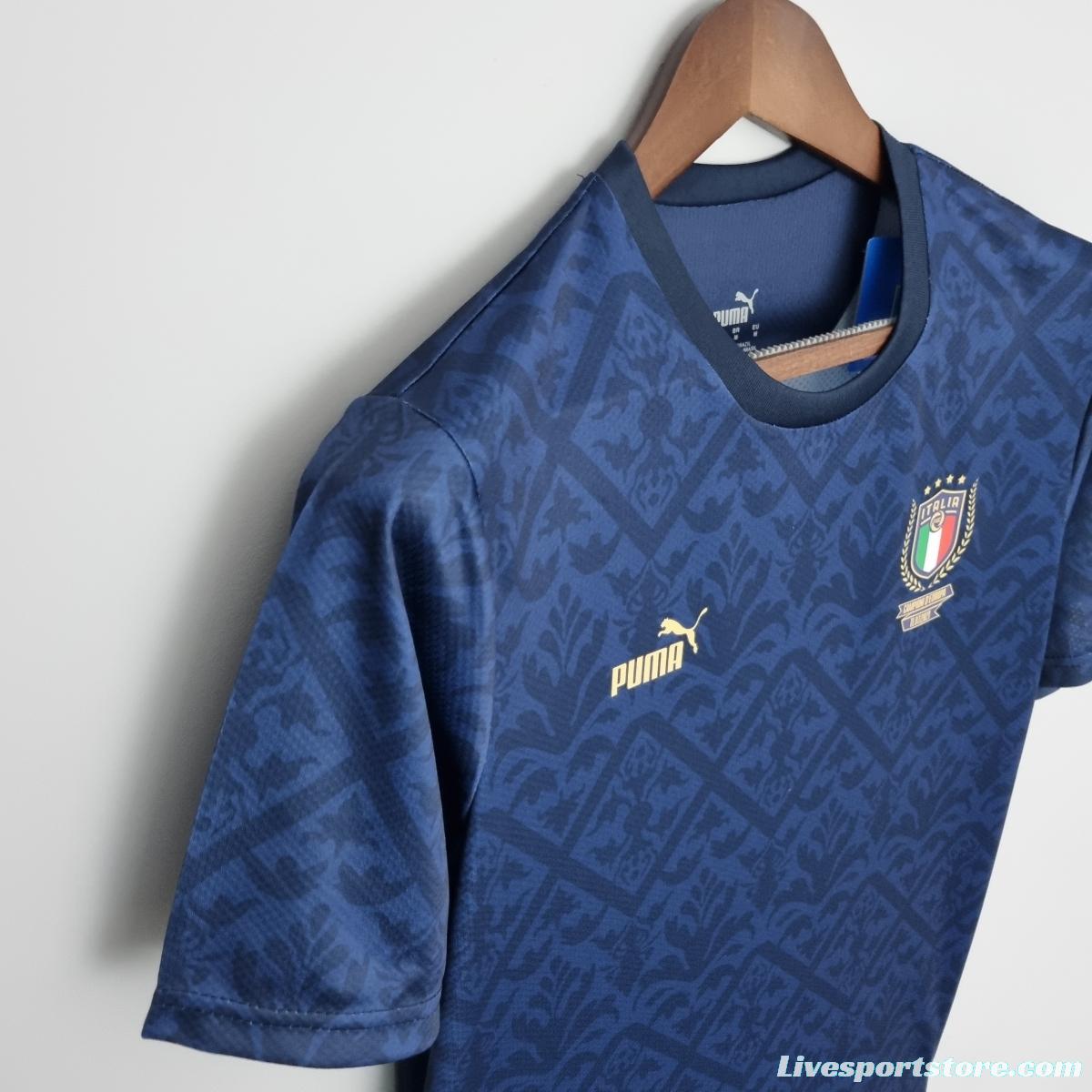 2022 Italian European Championship Special Edition Royal Blue Soccer Jersey