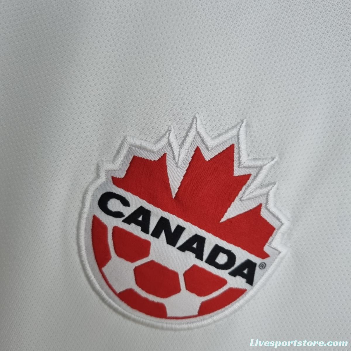 2022 Canada AWAY Soccer Jersey