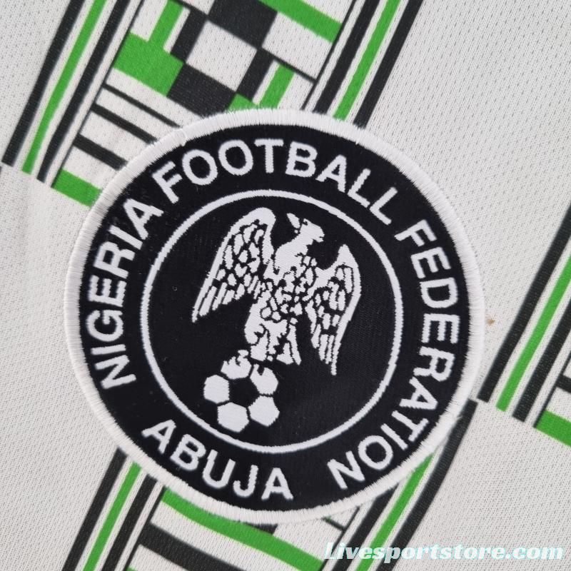 Retro 1994 Nigeria Away Soccer Jersey