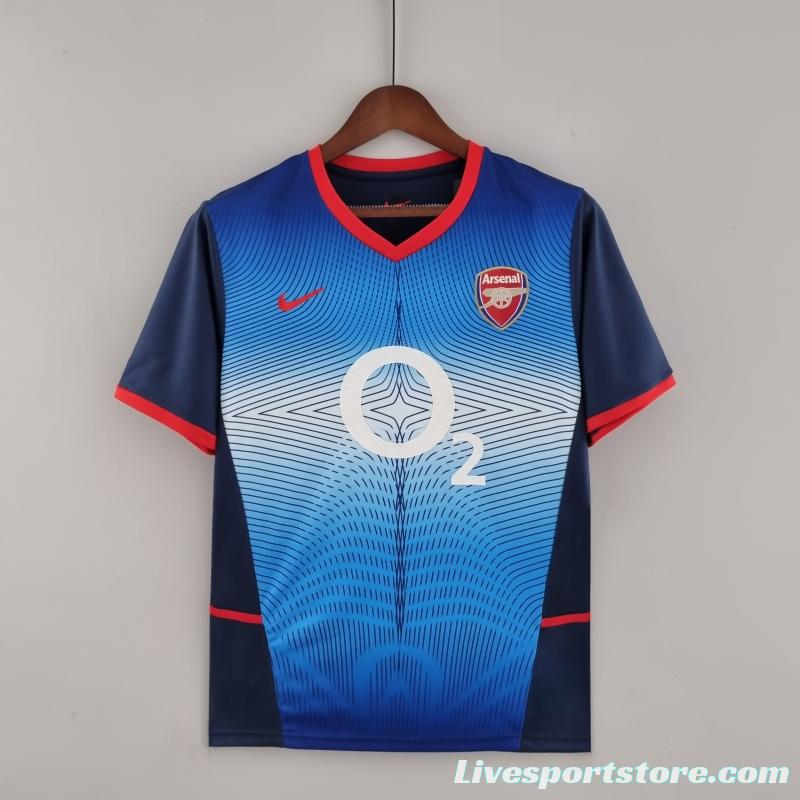 Retro Arsenal 02/04 Away Soccer Jersey