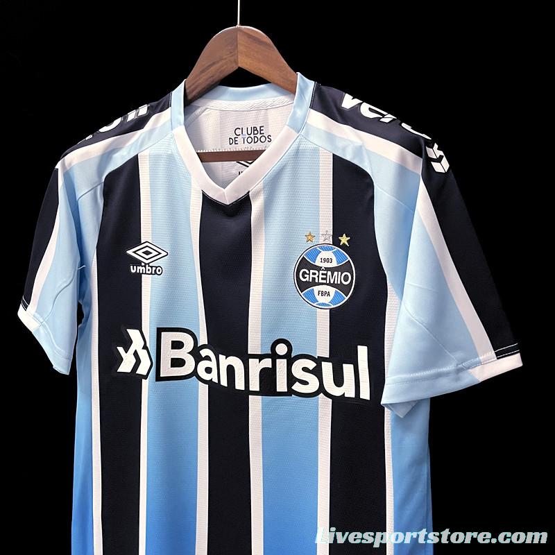 22/23 Gremio Home  Soccer Jersey