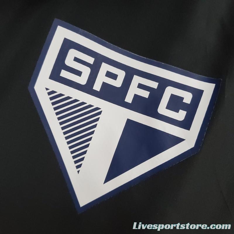 2022 Sao Paulo Windbreaker Black &amp; White Blue 