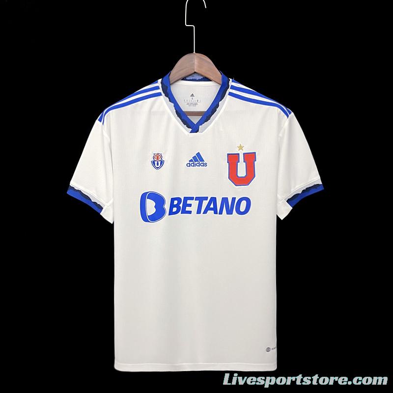 22/23 University Of Chile Away  Soccer Jersey