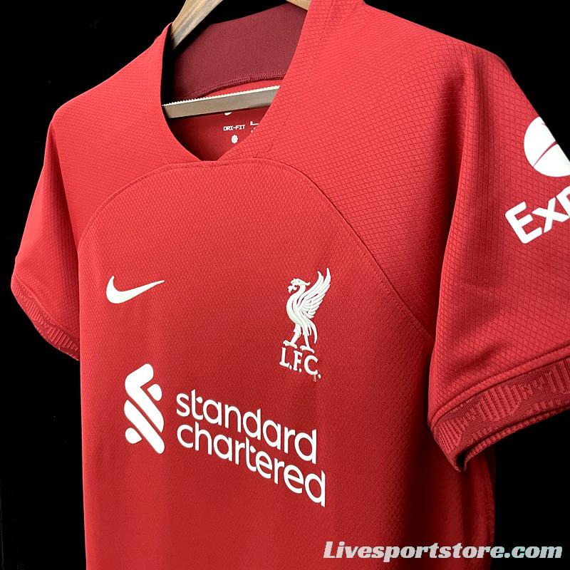 22/23 Liverpool Home  Soccer Jersey