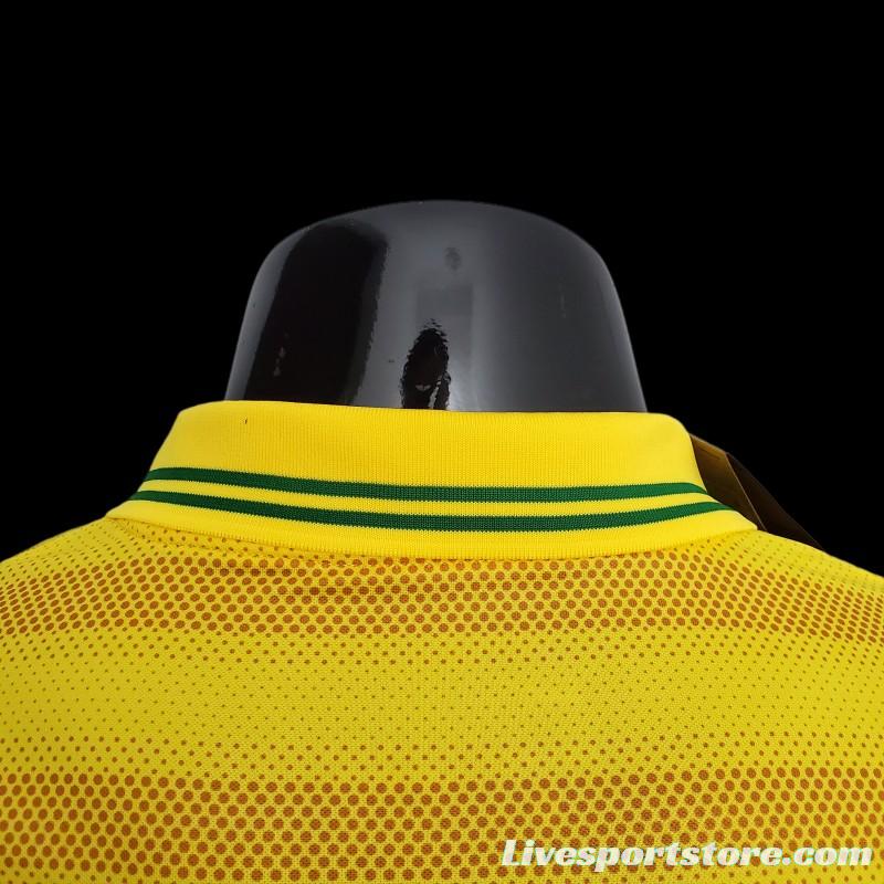 2022 Brazil POLO Yellow Stripe