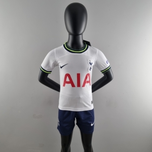 22/23 Kids Kit Tottenham Hotspur Home 16-28 Soccer Jersey