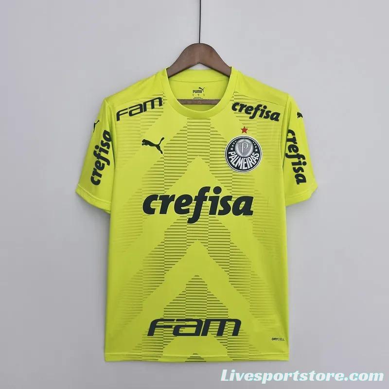 22/23 All Sponsor Palmeiras Goalkeeper Green Jersey