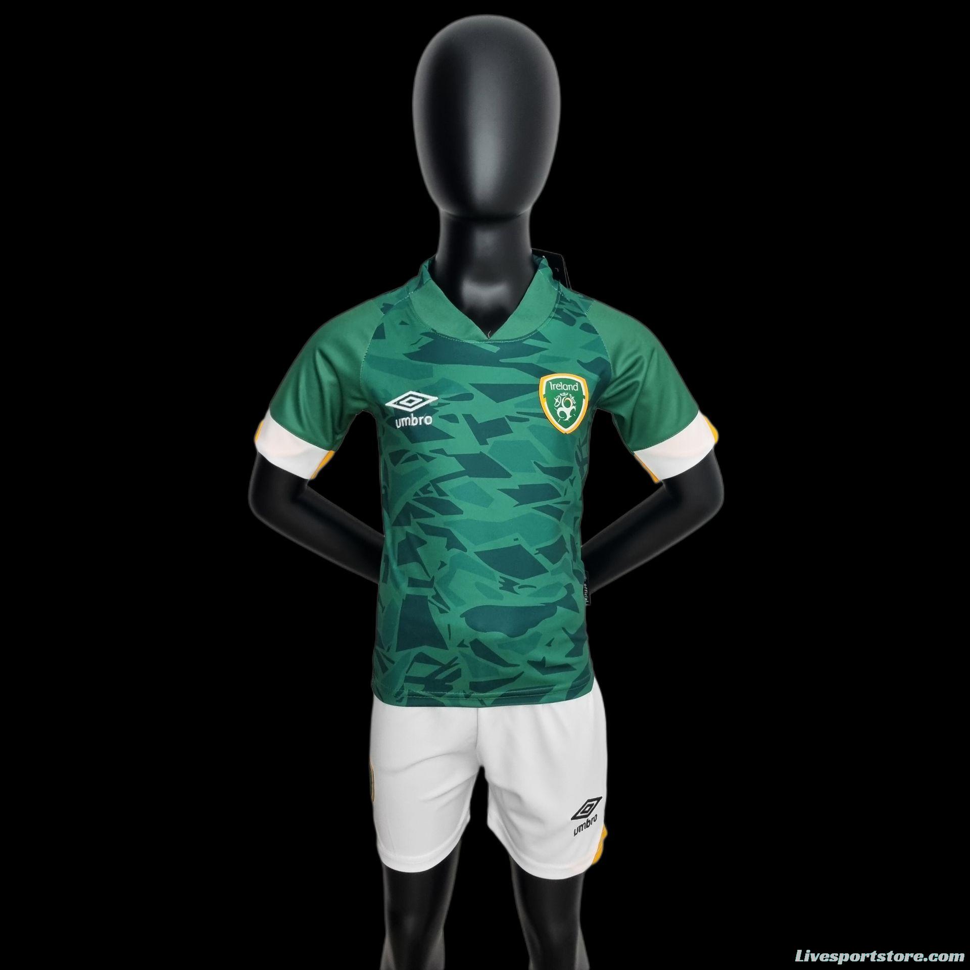 2022 Ireland Kids Home  16-28 Soccer Jersey