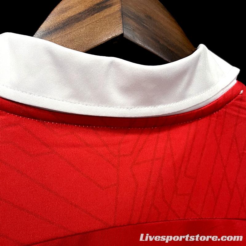 09 10 Catholic Home Red Soccer Jersey