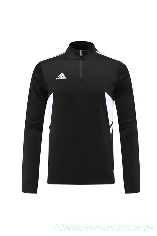 22./23 Adidas Black Half Zipper Tracksuit