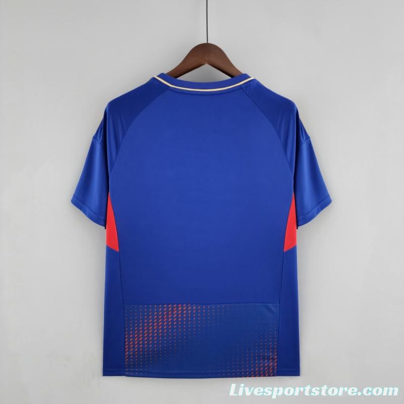 22/23 Lyon Forth Blue Soccer Jersey