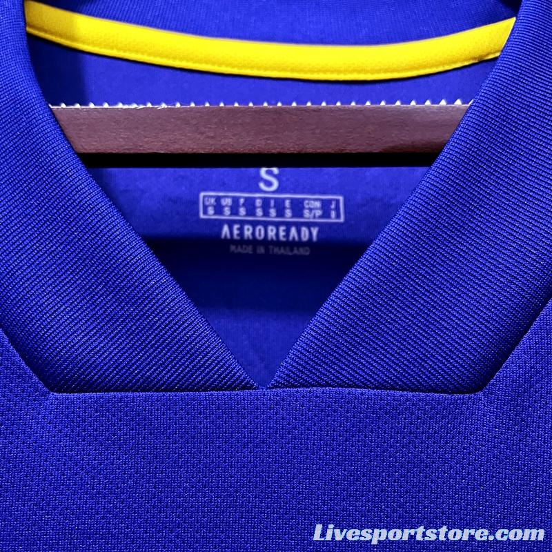 20/21 Boca Juniors Home Soccer Jersey