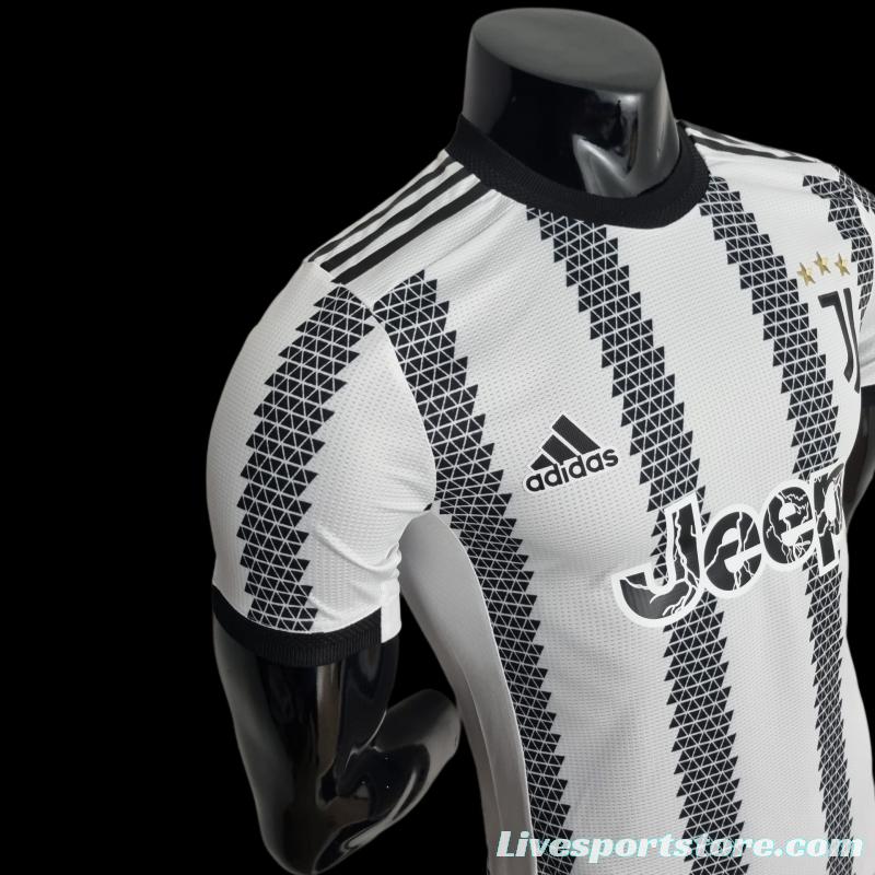 Player Version 22/23 Juventus Home Soccer Jersey