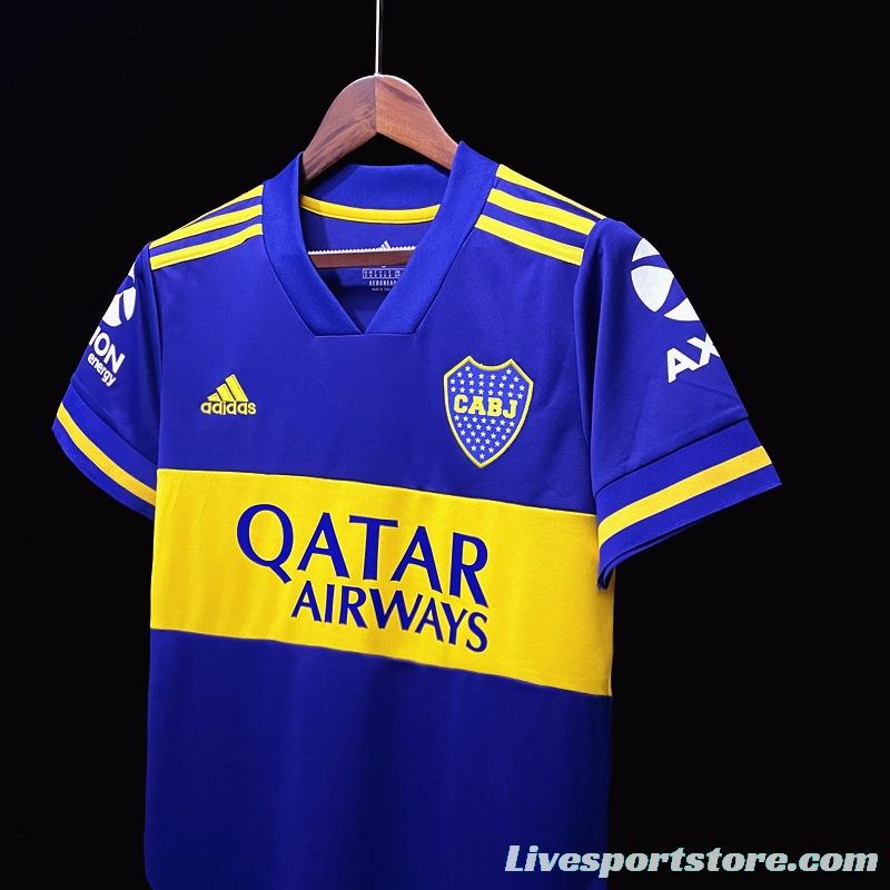 20/21 Boca Juniors Home Soccer Jersey