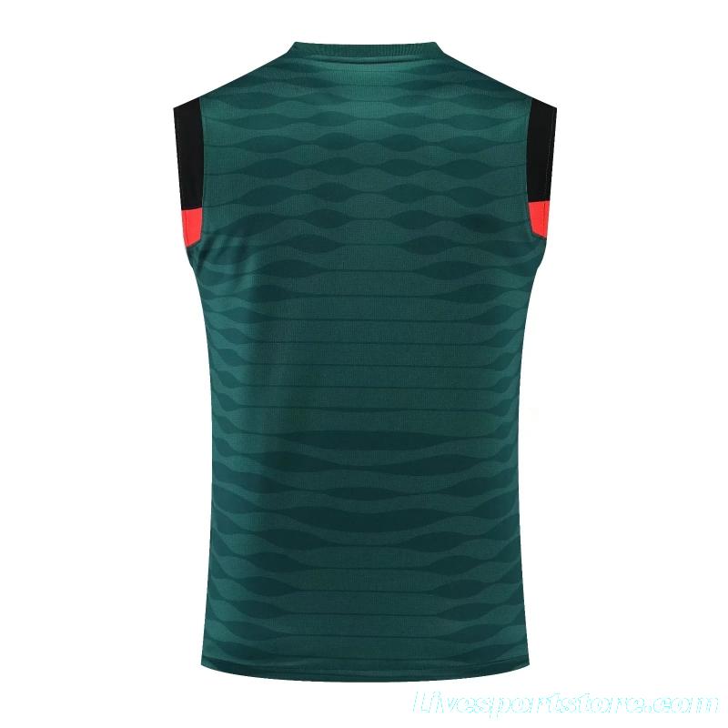 22/23 Liverpool Dark Green Pre-match Training Jersey Vest