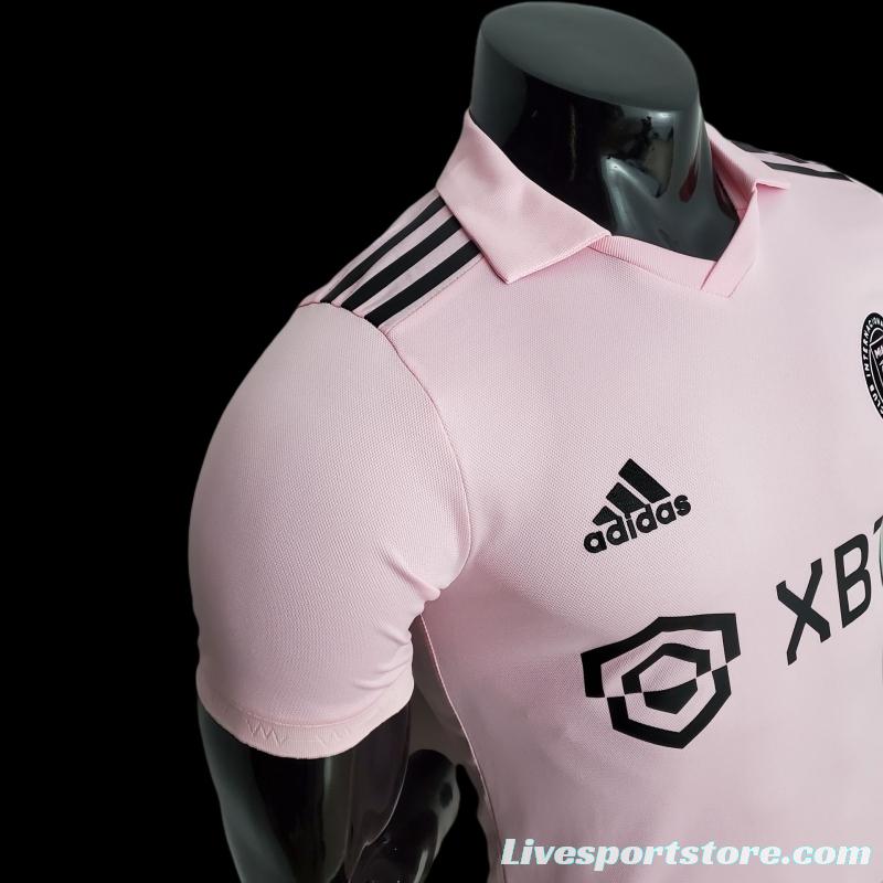 Player Version 22/23 Miami Home Pink Soccer Jersey