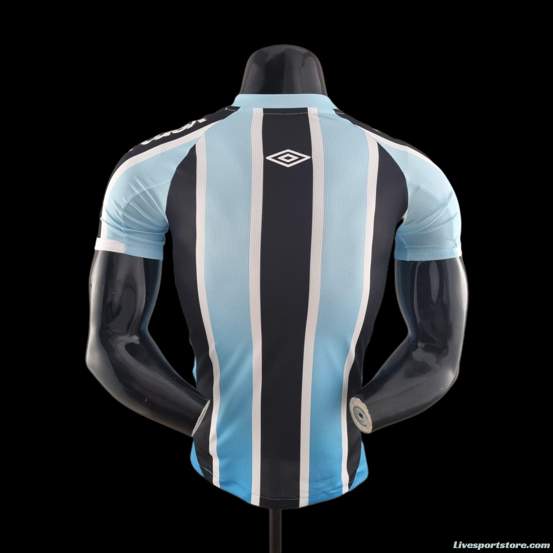 Player Version 22/23 Gremio Home Soccer Jersey