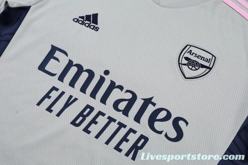 22/23 Arsenal Grey Pre-match Training Jersey Vest