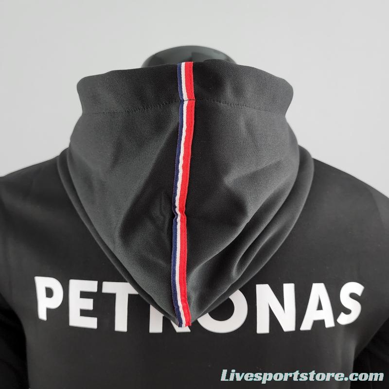 2022 F1 Mercedes AMG Petronas Black Jacket #0001