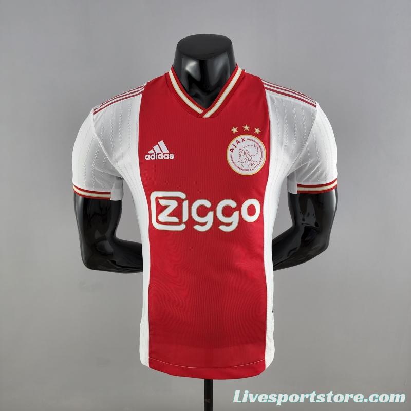 Player Version 22/23 Ajax Home Soccer Jersey