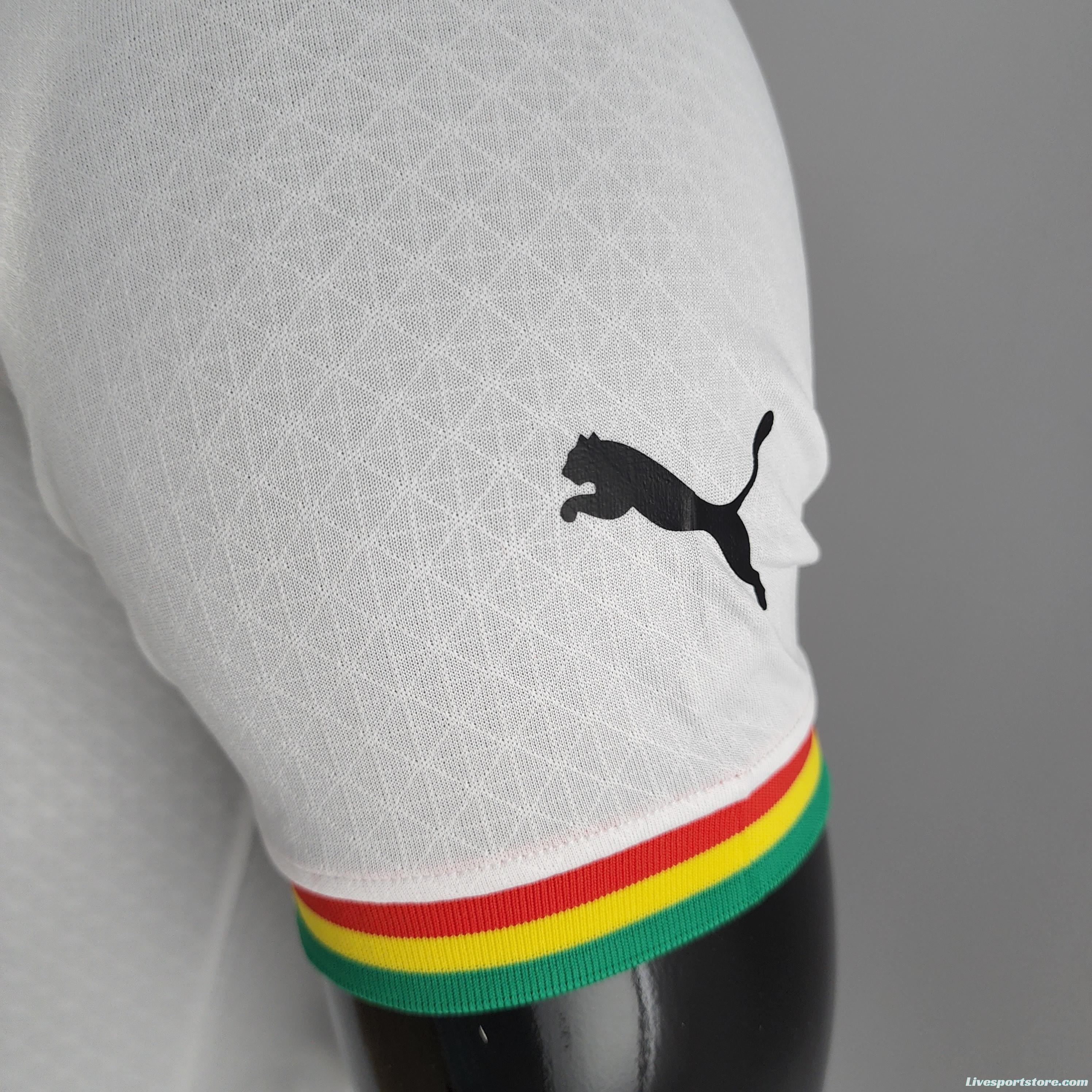 Player Version 2022 Ghana Home Soccer Jersey