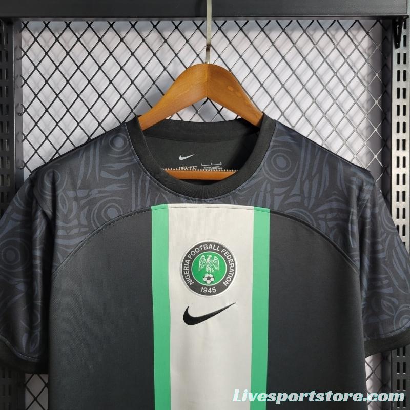 2022 Nigeria Black Training Jersey