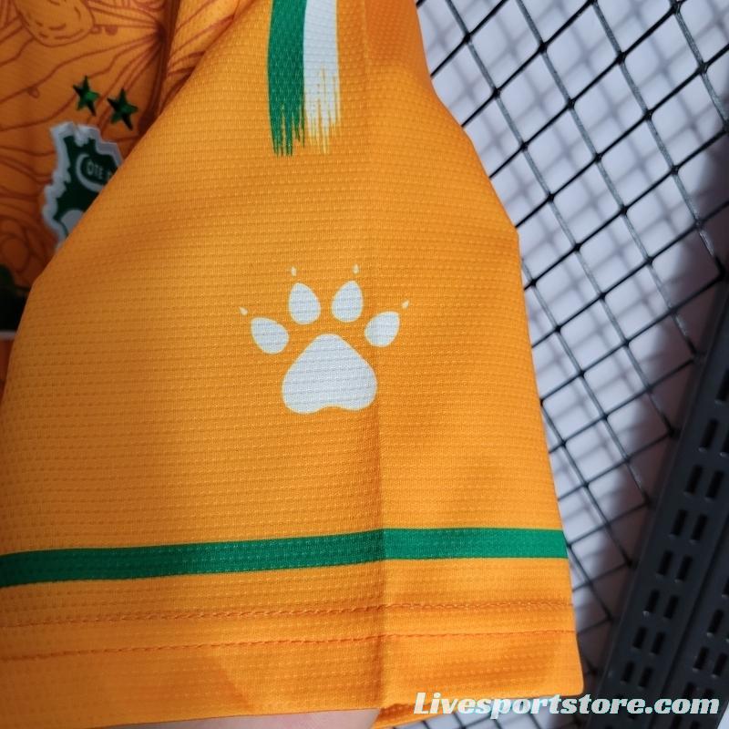 22/23 Ivory Coast Orange Training Jersey