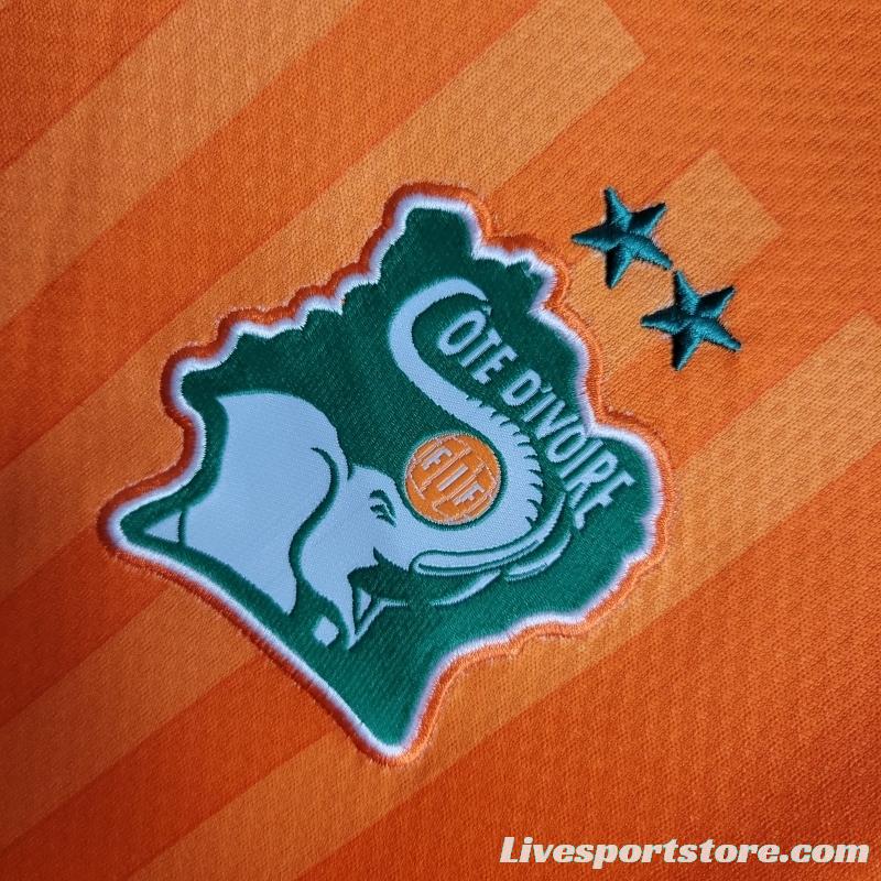 22/23 Ivory Coast Home Soccer Jersey