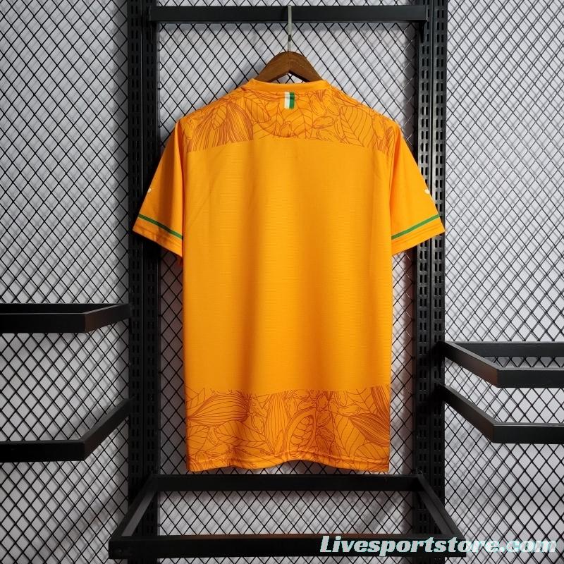 22/23 Ivory Coast Orange Training Jersey