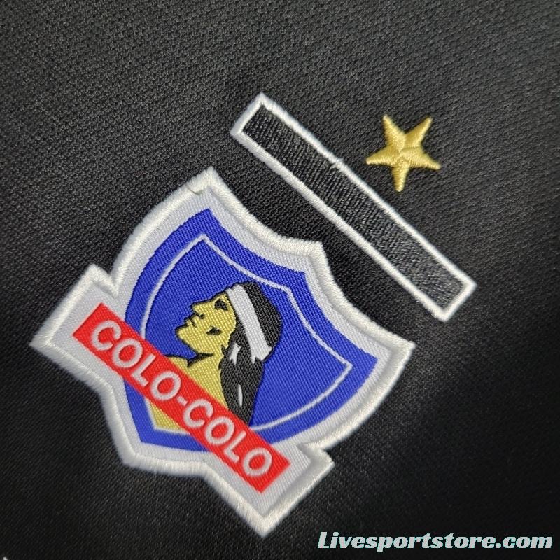 22/23 Women's Colo Colo Away Black Soccer Jersey